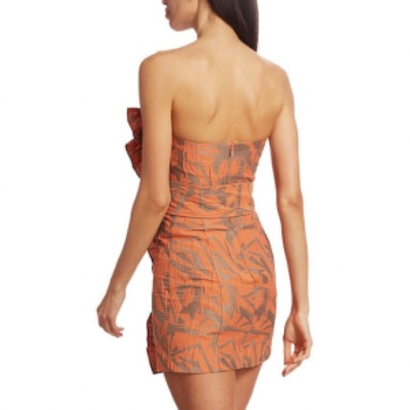 NWT Alexis Nokoma Strapless Cotton Mini Dress XS - Picture 4 of 16